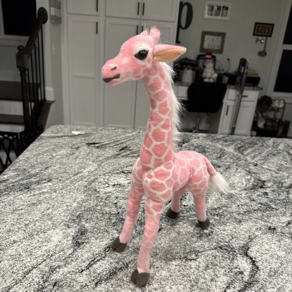 Pink Giraffe Adventure Planet 20in Standing Plush Stuffed Toy AP-GPI25